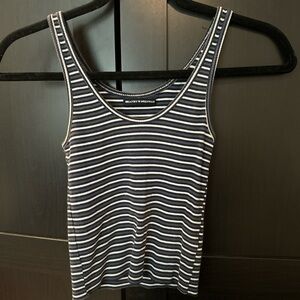 Blue and white striped Brandy Melville Tank Top. Size: One Size